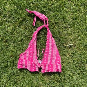 Zara Pink Patterned Tank Top